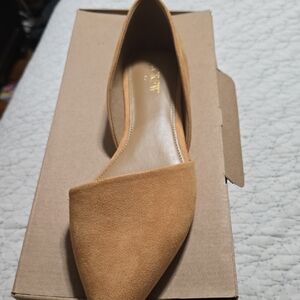 J. Crew Camel Suede Flats